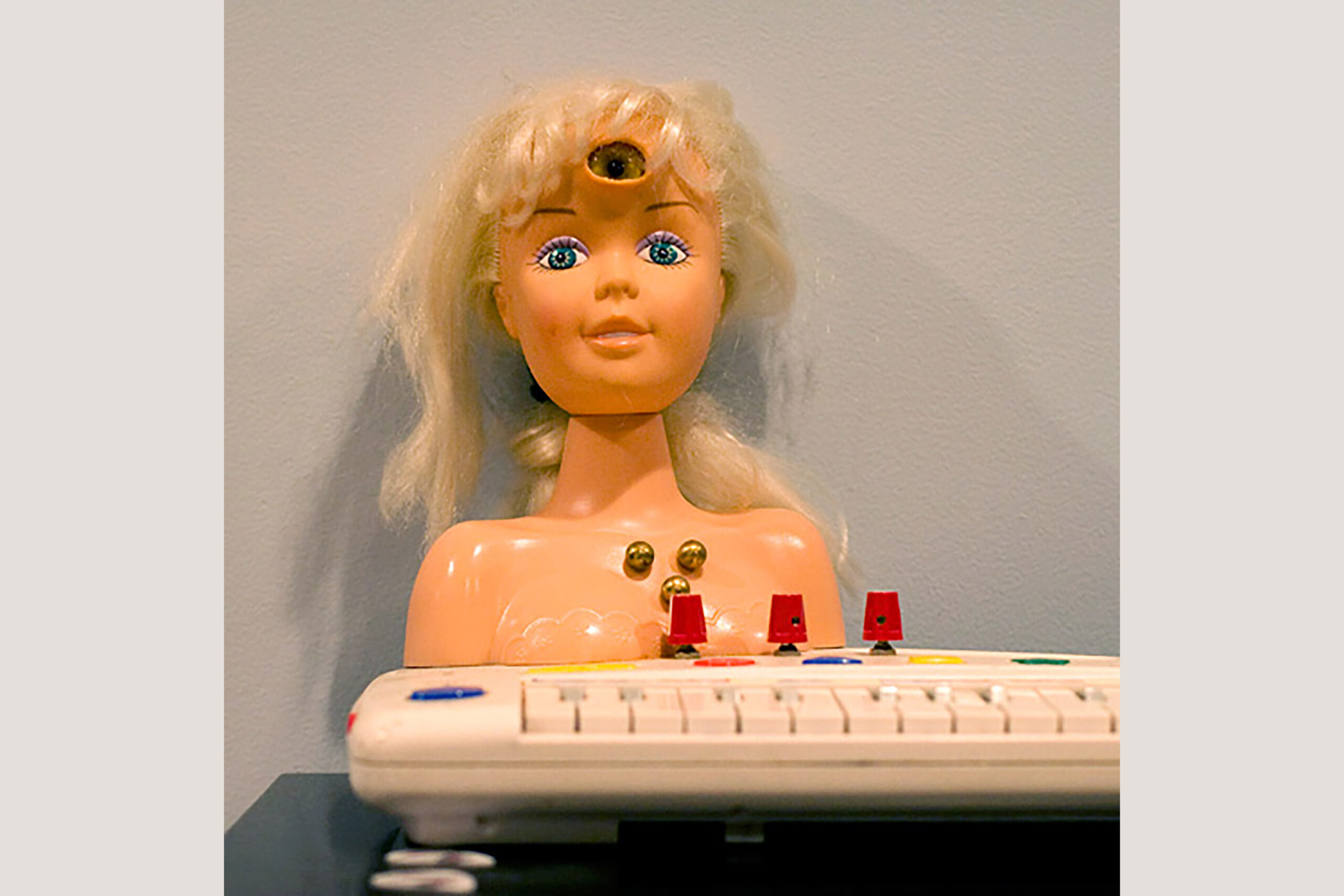 We put her next to our Precious Moments