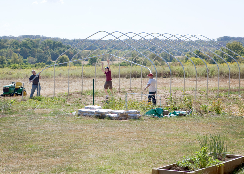 Modern day barn raising