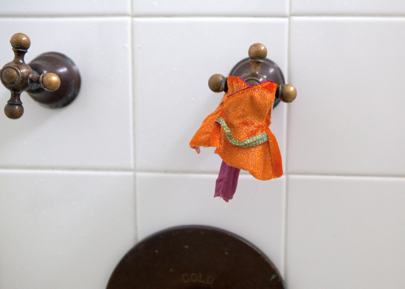 Fairy clothes on my faucet