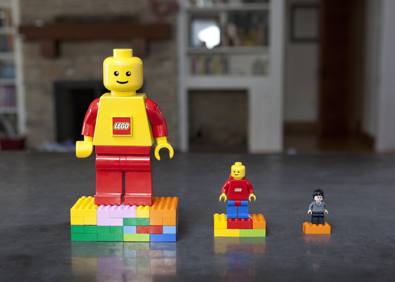 Lego: scaled